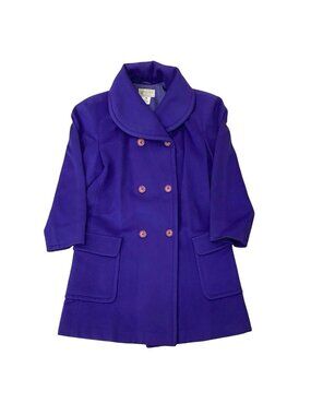 Gucci Vintage Wool Cashmere Double Breasted Coat Jacket 38